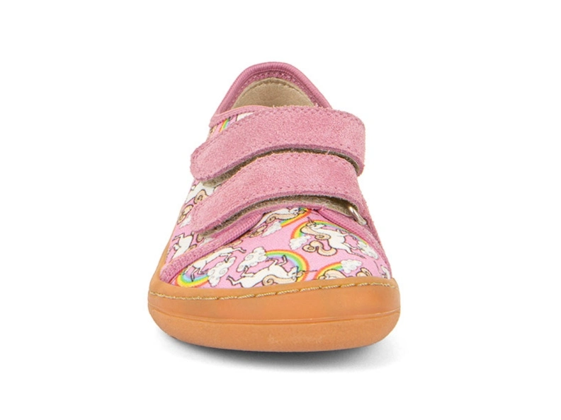Plátěnky Froddo G1700379-4 White/Pink BAREFOOT