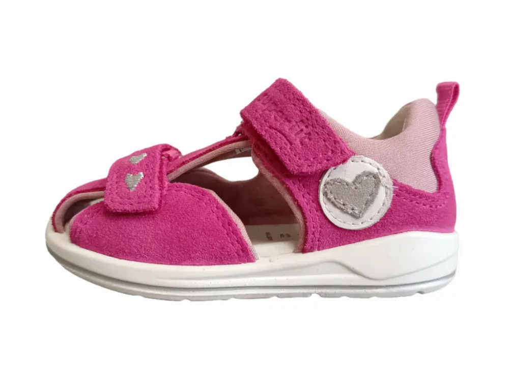 Sandále Superfit Boomerang 1-000860-5500 Pink/Velour/Nappa/Tex