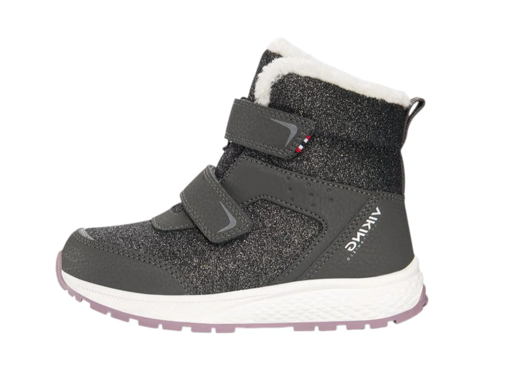 Zimní boty Viking Equip Glitter Warm WP 2V 3-95515-7794 Charcoal/Dusty Pink