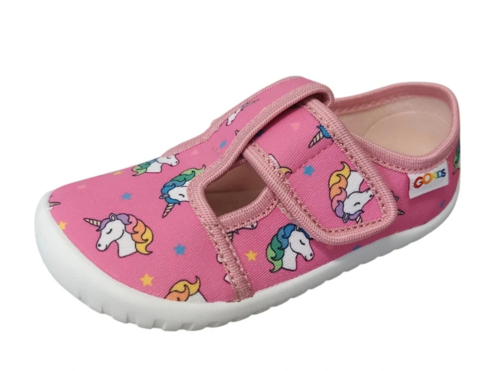 Barefoot bačkory GoKids TOGO-3-12 jednorožec