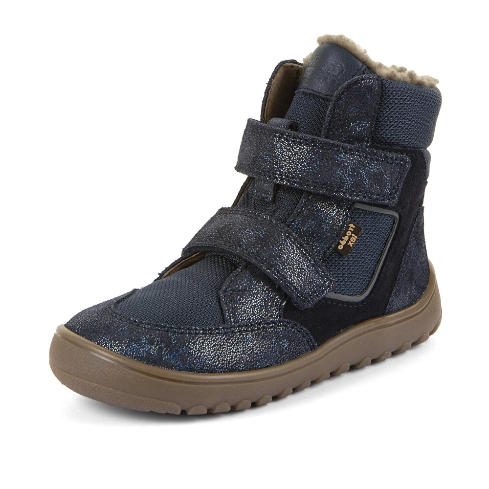 Zimní barefoot boty Froddo UP G3160262-14 Blue+