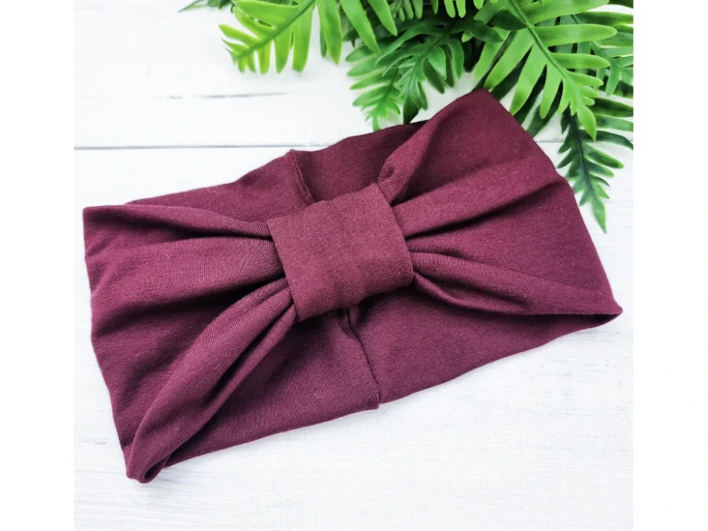 Kulišárny - čelenka/turban - bordo
