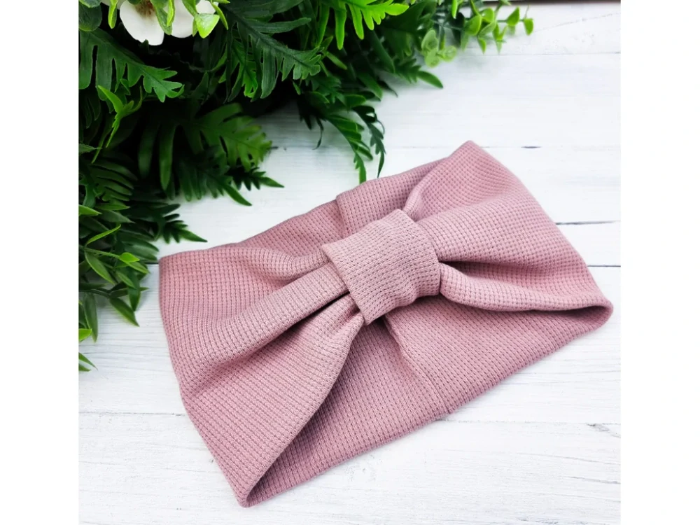 Kulišárny - čelenka/turban - wafle purple