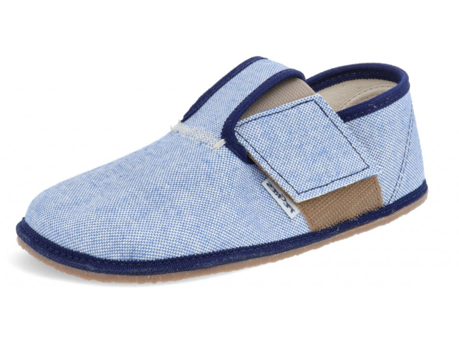 Pegres barefoot bačkory BF01 modrá