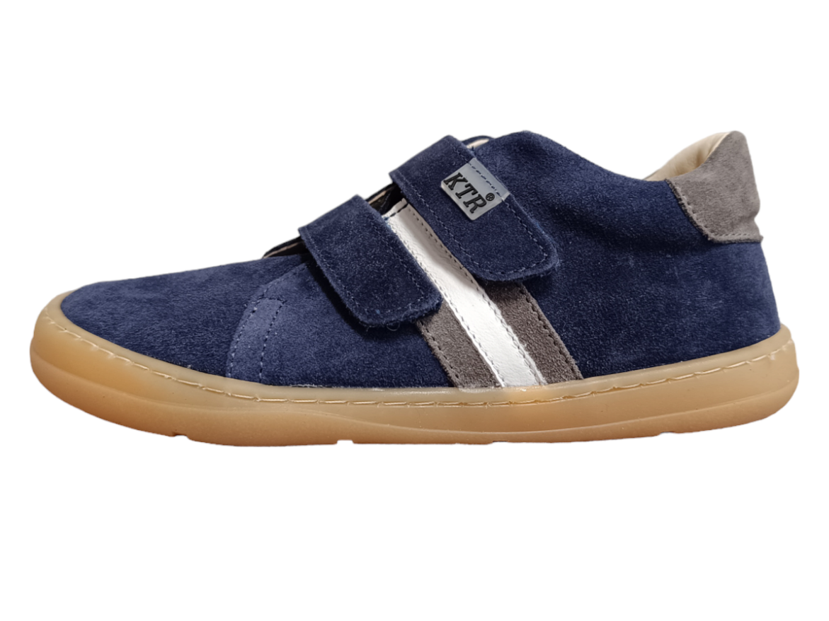 Celoroční barefoot boty KTR - LOGAN/AM Navy