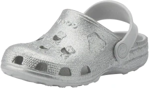 Coqui - nazouváky Little Frog Grey Glitter