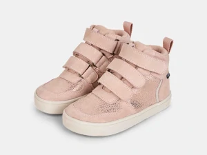 Celoroční barefoot boty Bundgaard Nero Mini BG303331-3211 Old Rose Glitter