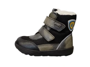 Zimní boty KTR - SN2517/TEX/PA černá+khaki
