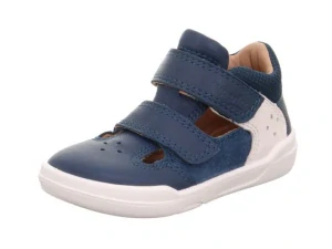 Barefoot sandálky Superfit Superfree 1-000547-8000 Blau/Weiss