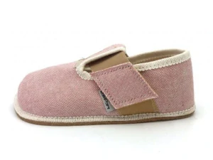 Pegres barefoot bačkory BF01U růžová