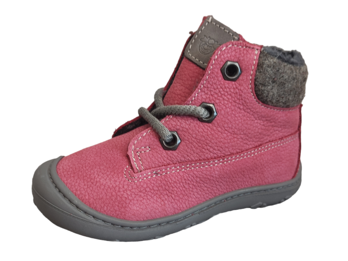 Zimní barefoot boty Ricosta Tary 501202902/320 Rosewood