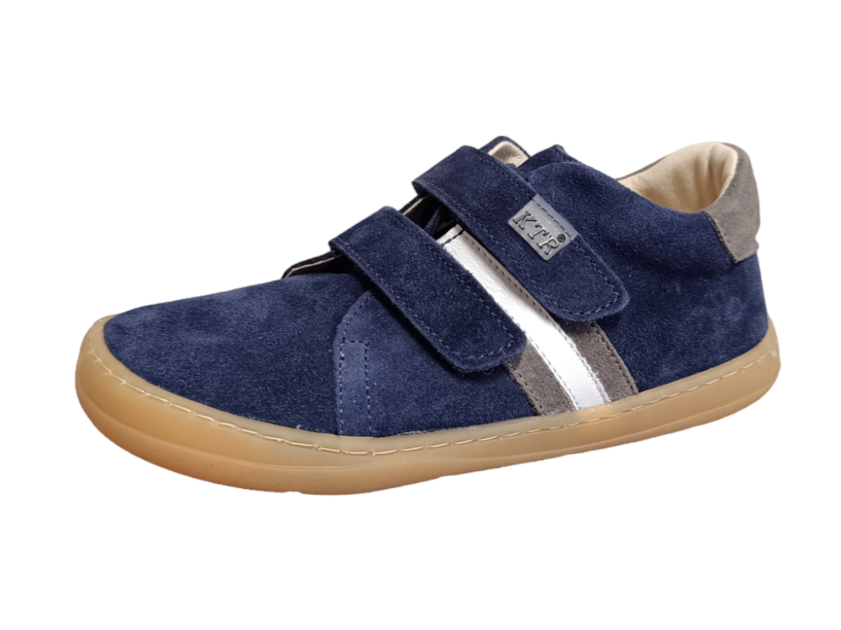 Celoroční barefoot boty KTR - LOGAN/AM Navy