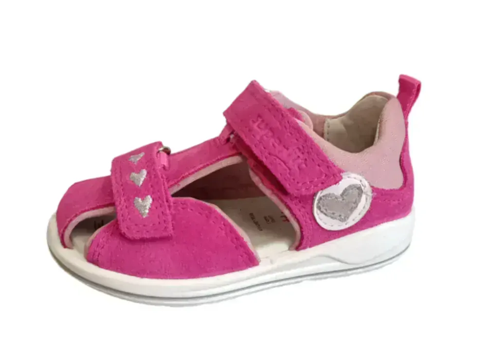 Sandále Superfit Boomerang 1-000860-5500 Pink/Velour/Nappa/Tex