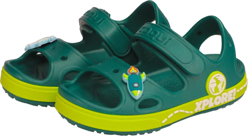 Coqui - sandálky YOGI 8861-407-7613-07 Green/Citrus/Amulet