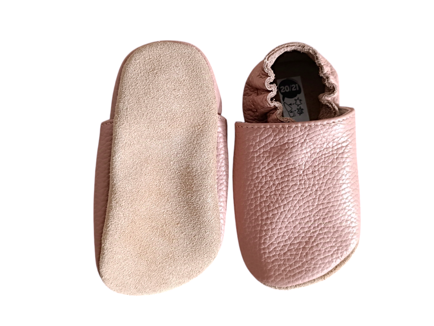 Funky Monkey kožené barefoot capáčky BRA-012 růžová