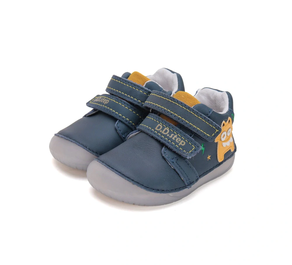 Celoroční BAREFOOT boty DDstep S070-51698 Royal Blue