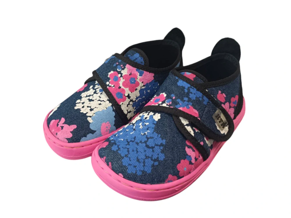 KTR tenisky BAREFOOT - Adam 03/T/BF/PA květy