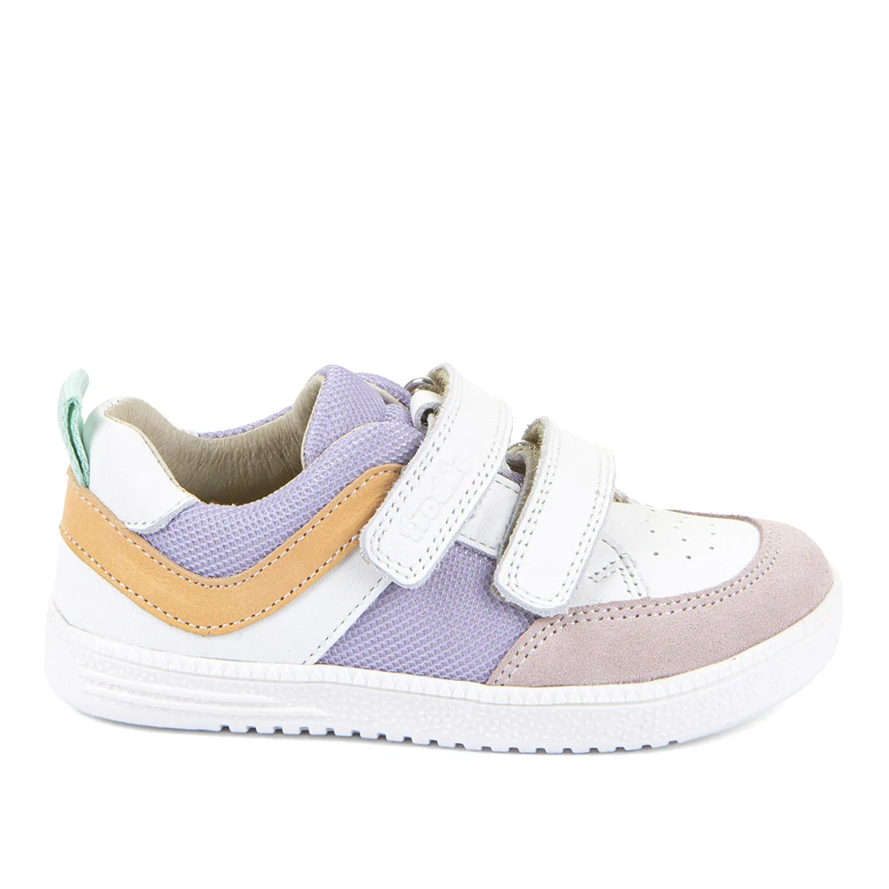 Celoroční BAREFOOT boty Froddo G3130282-8 White/Lila