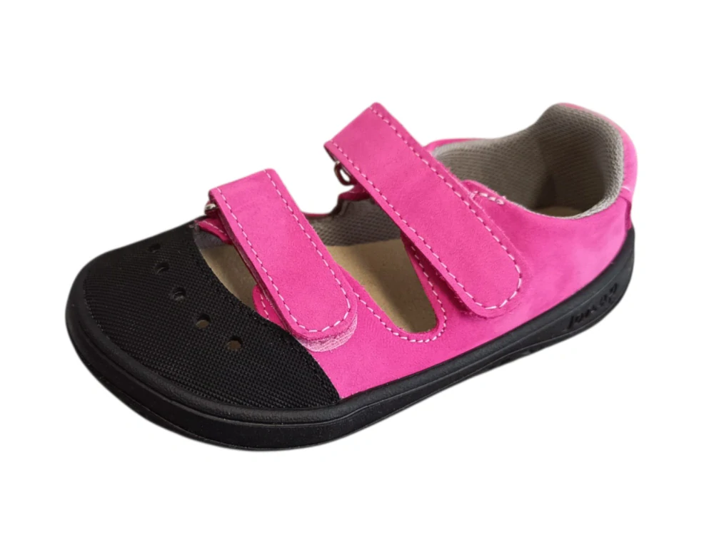 Sandále Jonap FELA BAREFOOT - růžová