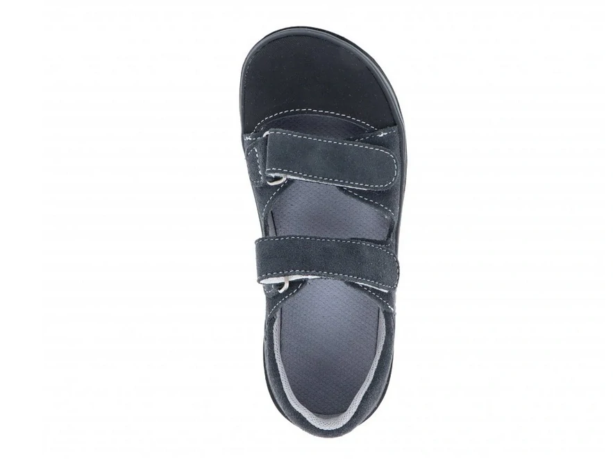 Sandály Jonap B21 barefoot - tmavě šedá