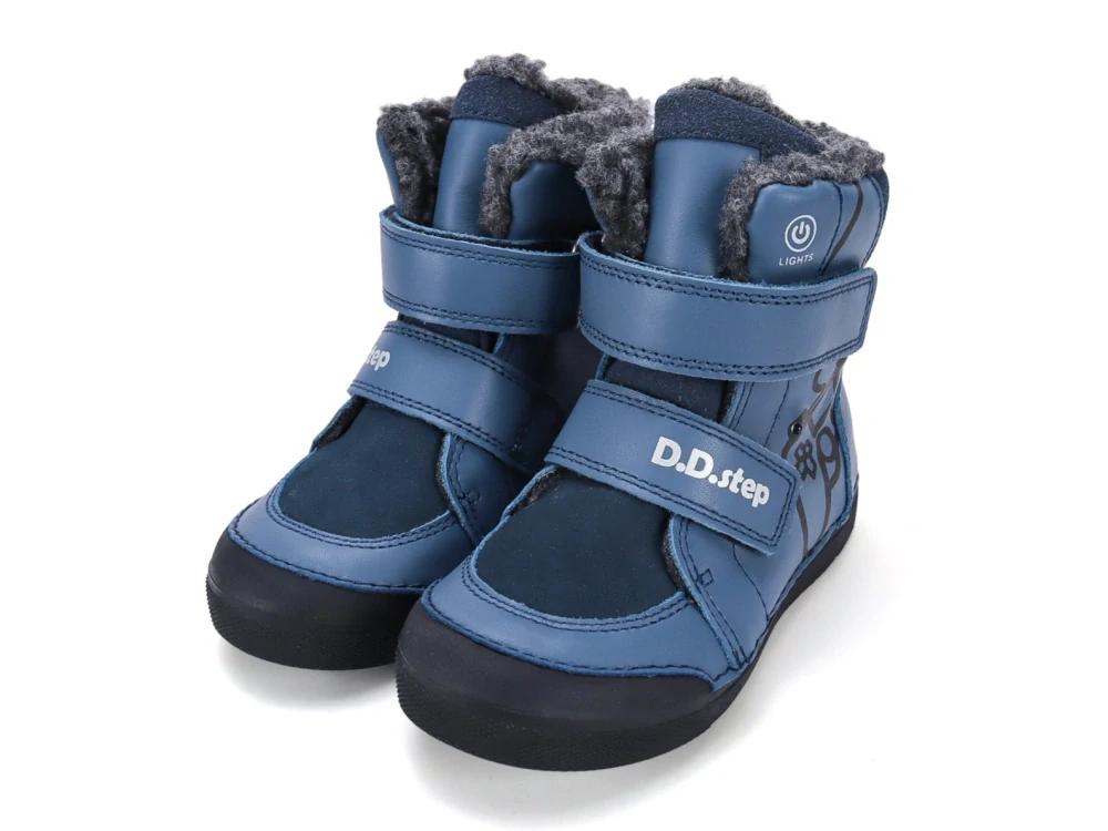 Zimní boty DDstep W068-62535B BLIKACÍ