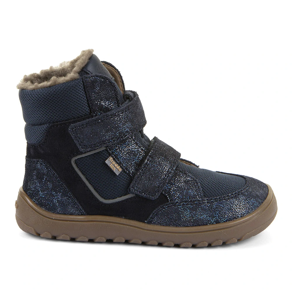 Zimní barefoot boty Froddo UP G3160262-14 Blue+