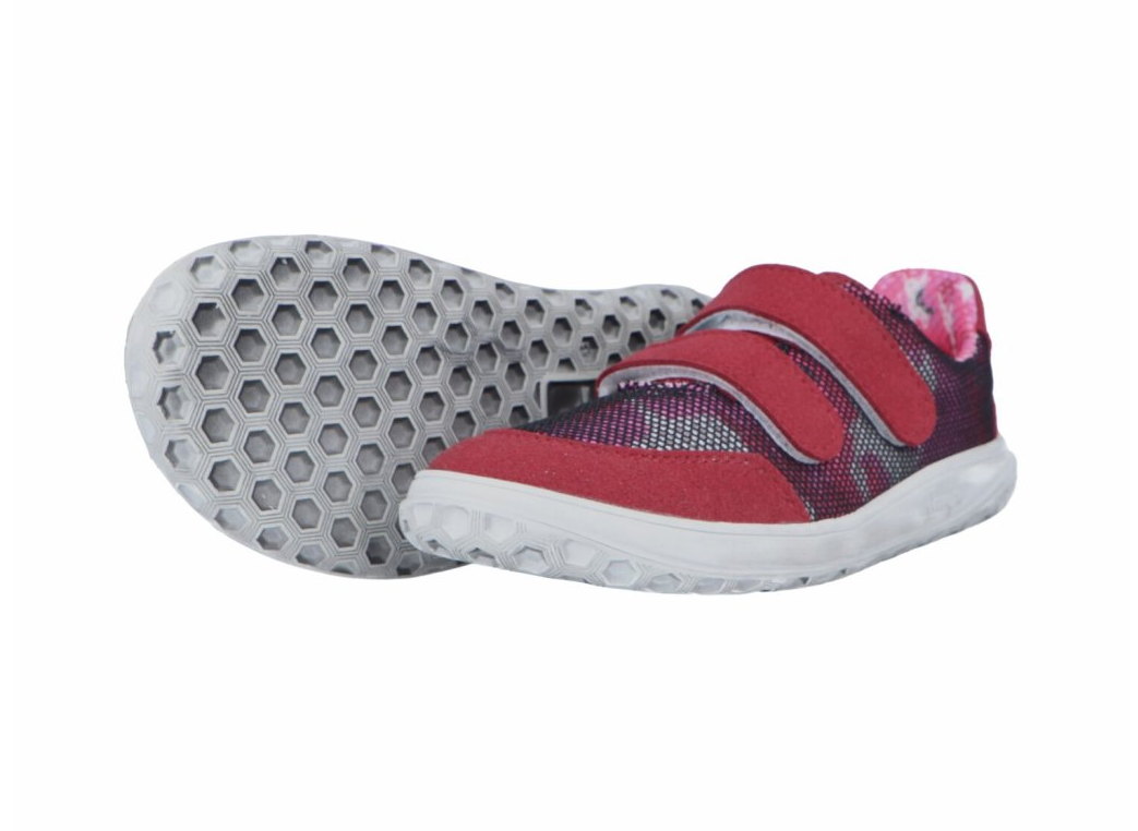 Tenisky Jonap B18 barefoot - vínová