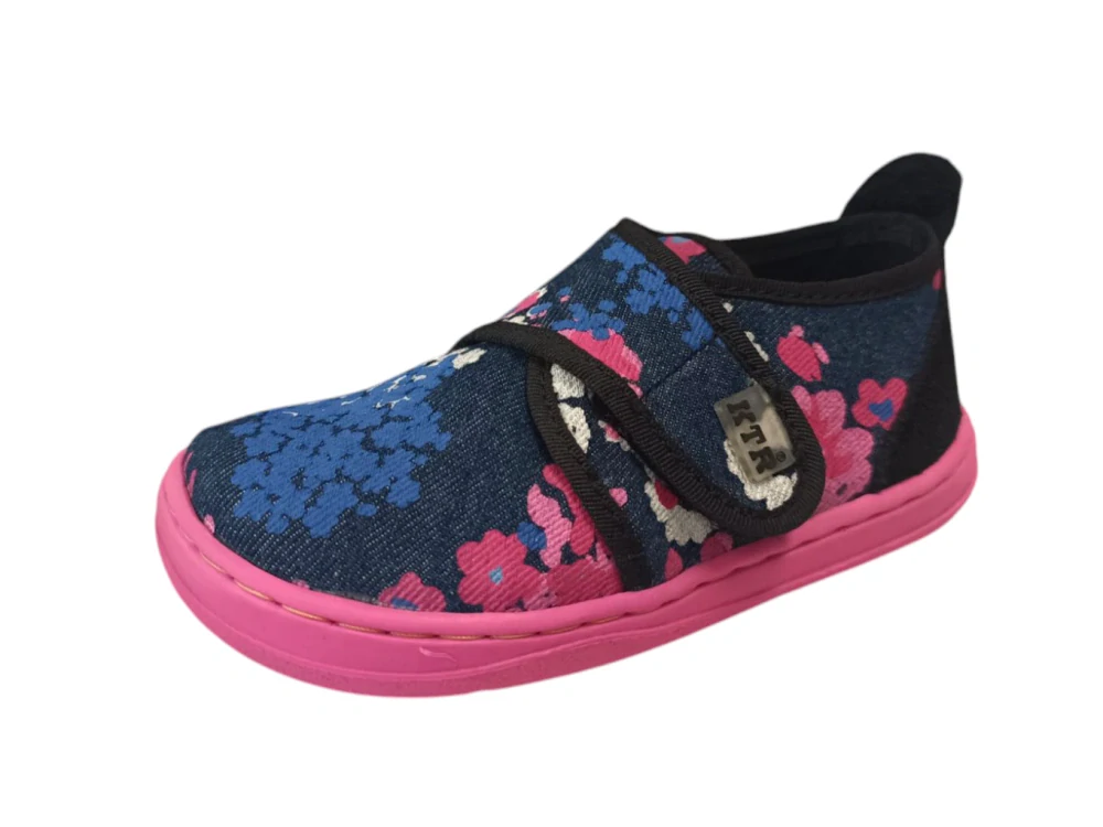 KTR tenisky BAREFOOT - Adam 03/T/BF/PA květy