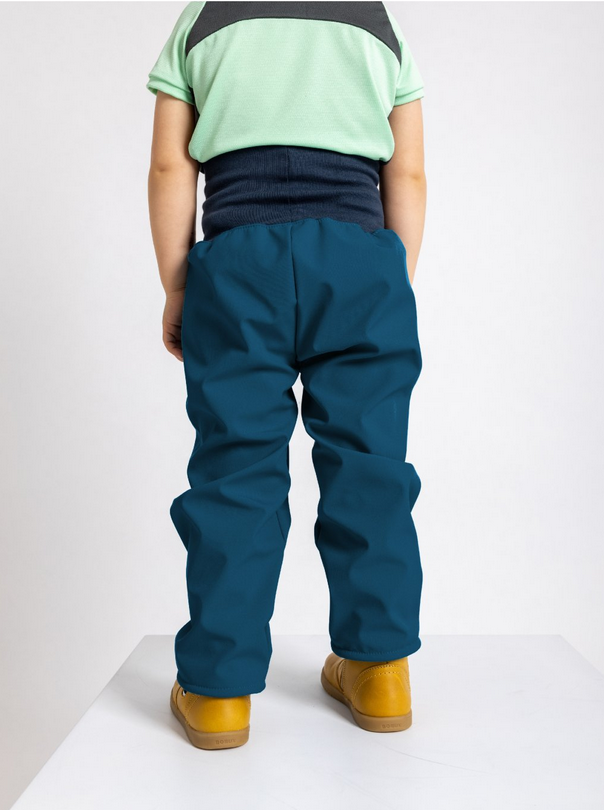 Unuo batolecí softshellové kalhoty s fleesem BASIC - kobaltová