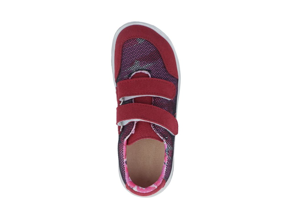 Tenisky Jonap B18 barefoot - vínová