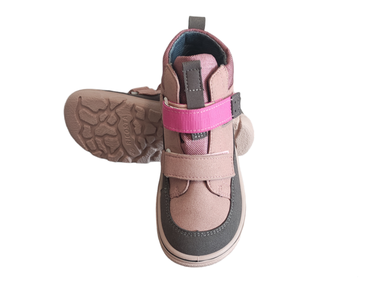 Celoroční BAREFOOT boty Ricosta JOKO - 504300102/320 Graphit/Surce