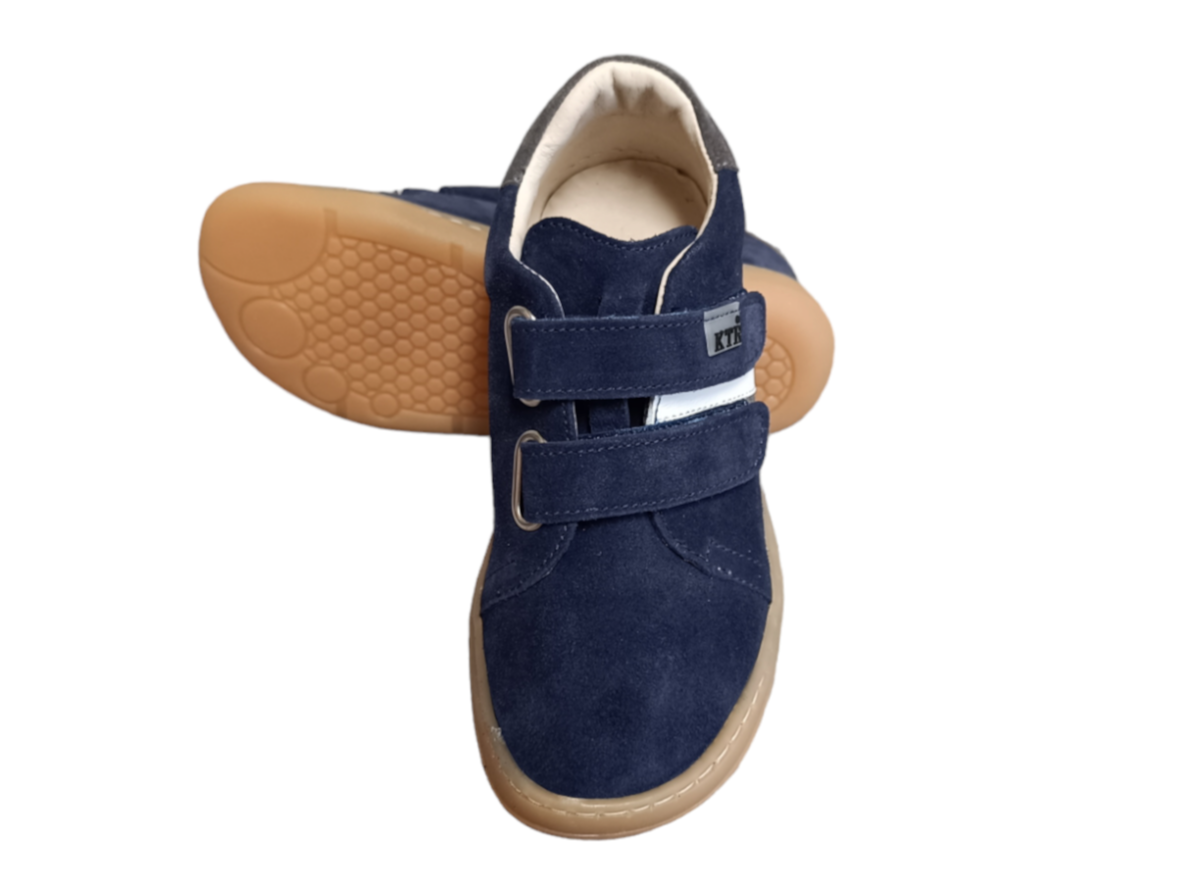 Celoroční barefoot boty KTR - LOGAN/AM Navy