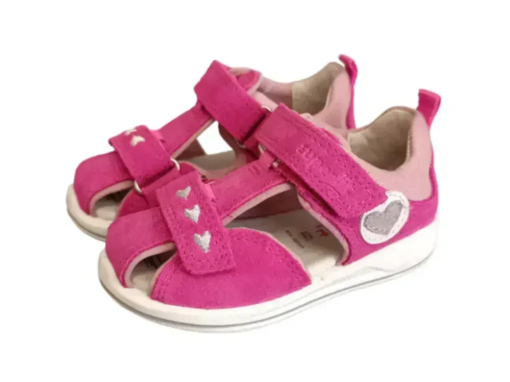 Sandále Superfit Boomerang 1-000860-5500 Pink/Velour/Nappa/Tex