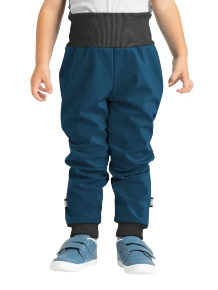 Unuo batolecí softshellové kalhoty s fleesem Street - kobaltové