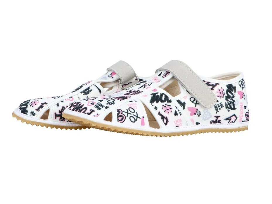 Jonap Home barefoot bačkory - girl power