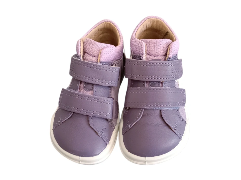Celoroční barefoot boty Superfit Superfree 1-000543-8510 Lila