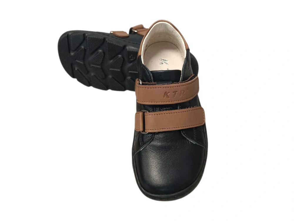 Celoroční barefoot boty KTR - KUSH černá+hnědá