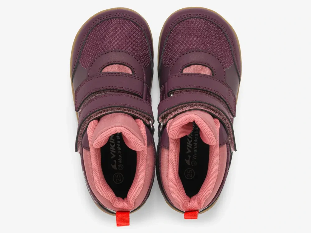 Celoroční boty Aspen Barefoot MID WP 2V 3-56310-62 Plum