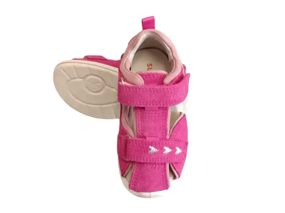 Sandále Superfit Boomerang 1-000860-5500 Pink/Velour/Nappa/Tex