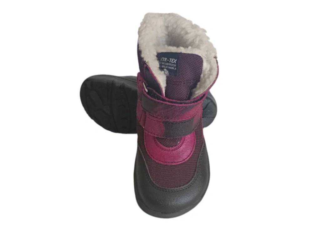 Zimní boty KTR - SN2409/TEX/PA - Burgundy