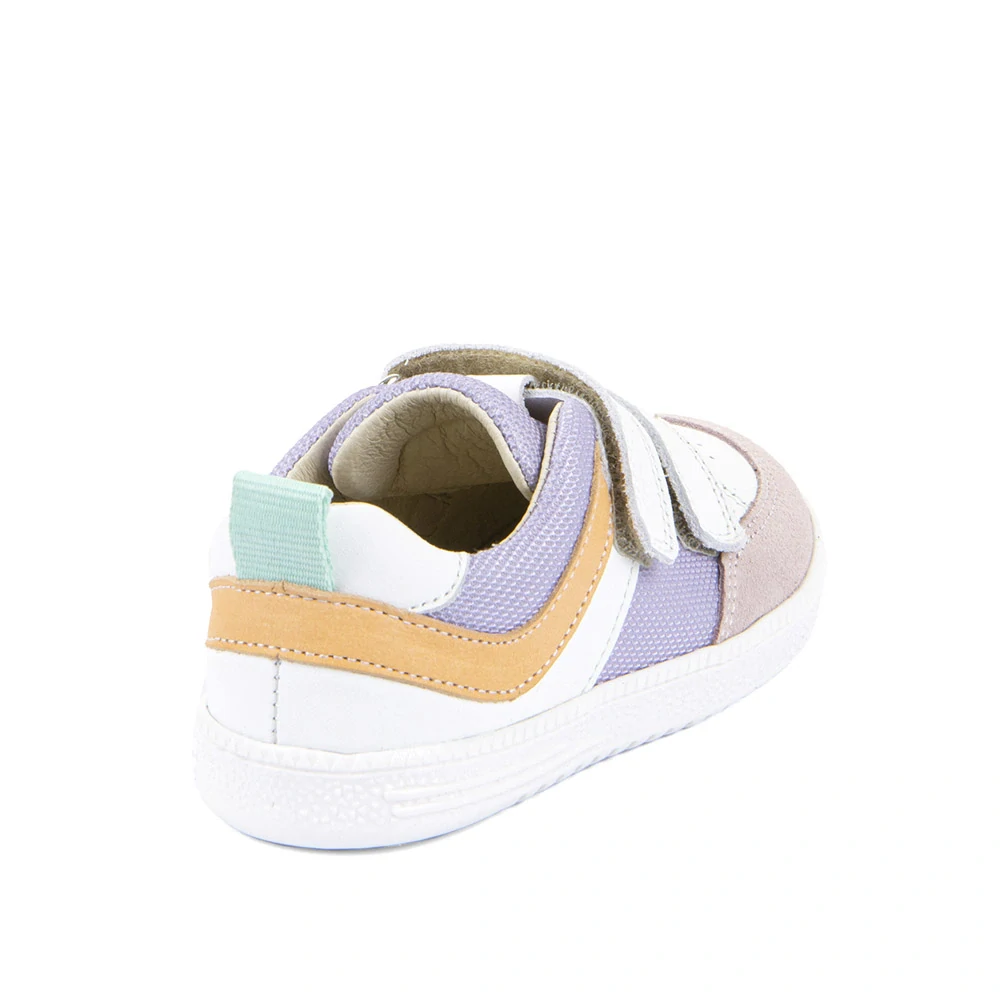 Celoroční BAREFOOT boty Froddo G3130282-8 White/Lila