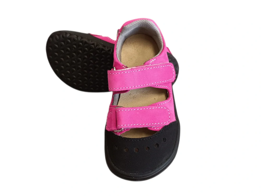 Sandále Jonap FELA BAREFOOT - růžová