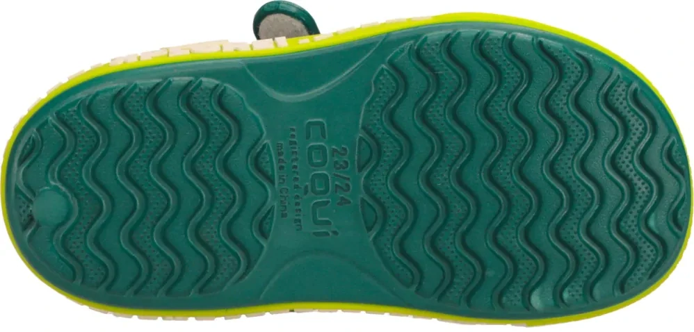 Coqui - sandálky YOGI 8861-407-7613-07 Green/Citrus/Amulet