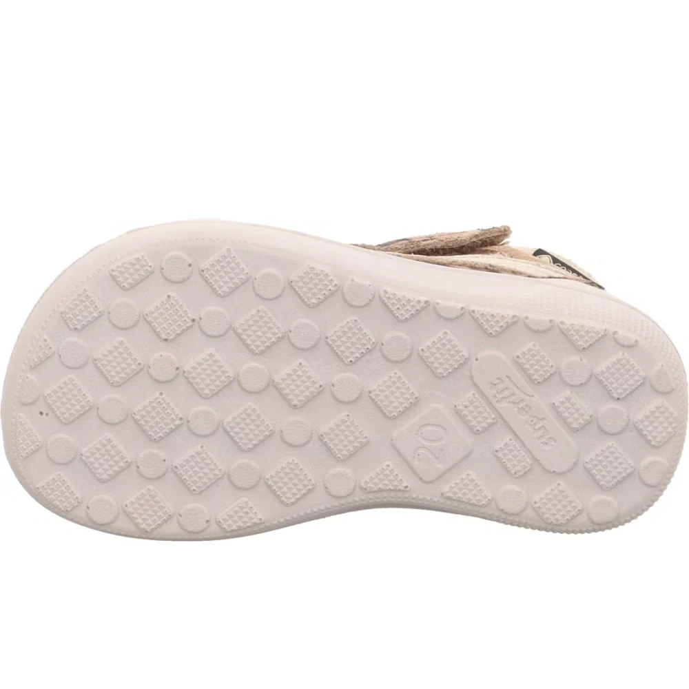 Celoroční barefoot boty Superfit Superfree 1-100203-3010 Braun/Gold
