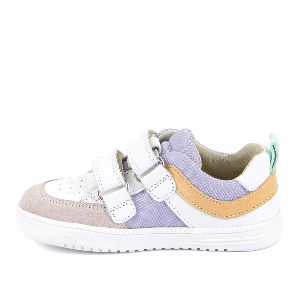 Celoroční BAREFOOT boty Froddo G3130282-8 White/Lila