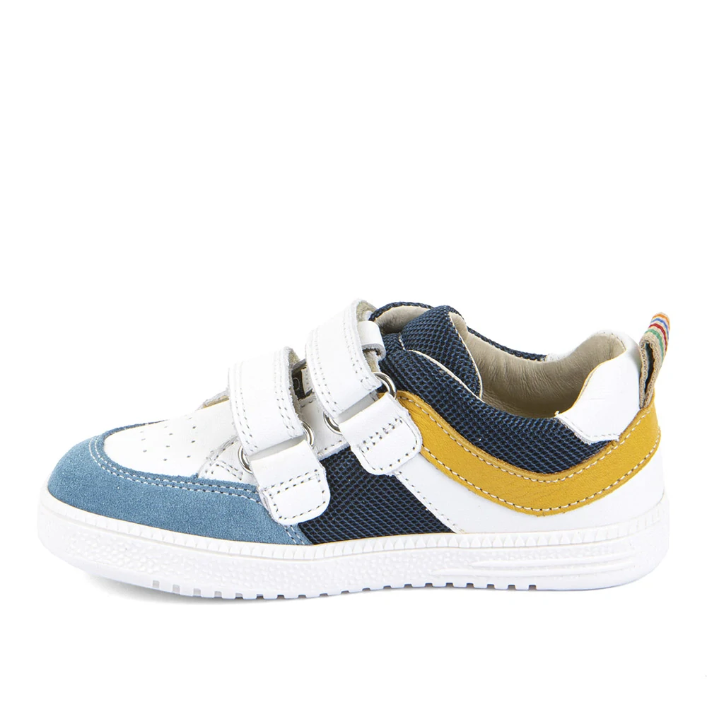 Celoroční BAREFOOT boty Froddo G3130282-10 Blue/Yellow