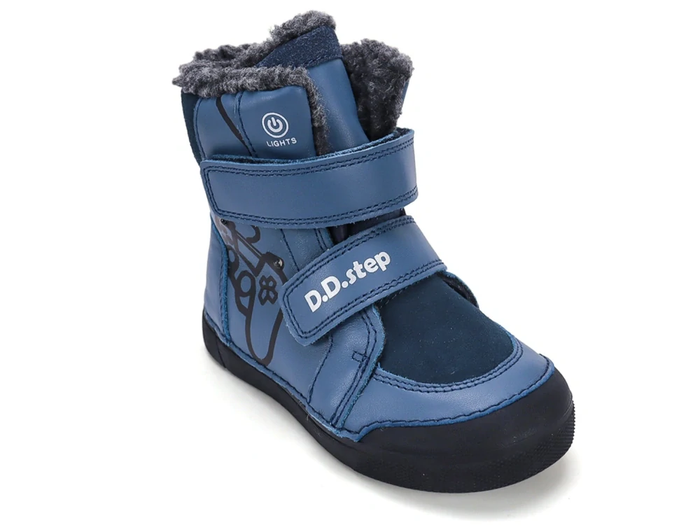 Zimní boty DDstep W068-62535B BLIKACÍ
